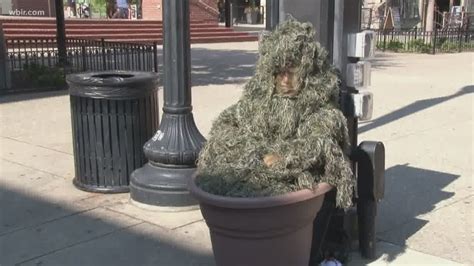 Bush man prank - 11 March 2020 at 8:00 pm. These Georgian pranksters tricks unsuspecting passersby by disguising themselves as bushes. Screams ensue when passersby realise the shrubs are indeed real people. This prank was filmed in Georgia's capital Tbilisi on March 12.